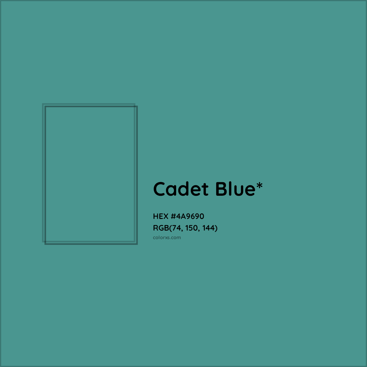 HEX #4A9690 Color Name, Color Code, Palettes, Similar Paints, Images