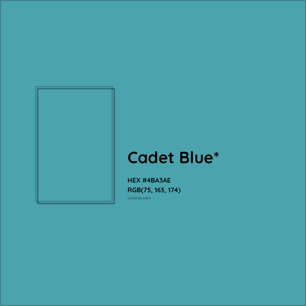 HEX #4BA3AE Color Name, Color Code, Palettes, Similar Paints, Images