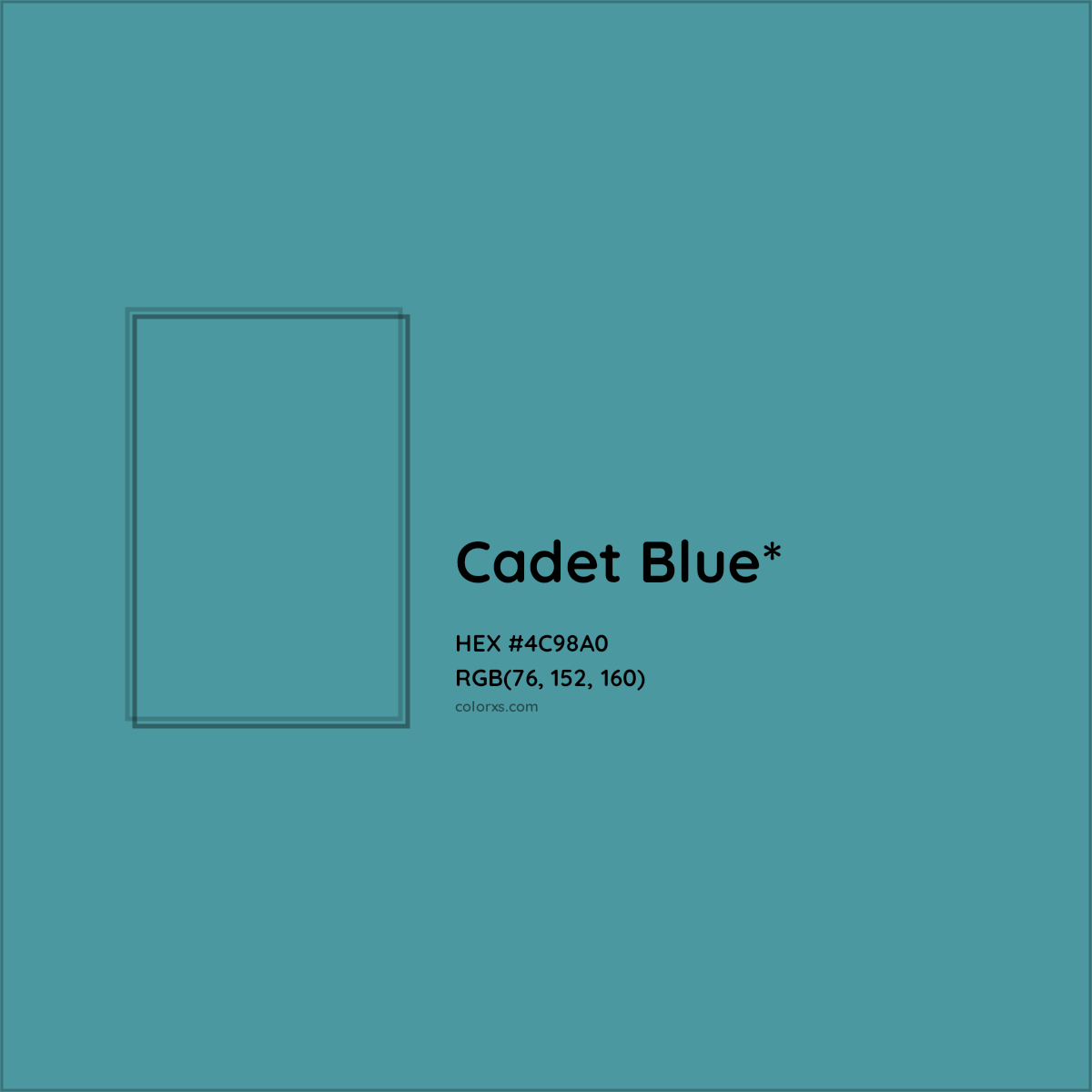 HEX #4C98A0 Color Name, Color Code, Palettes, Similar Paints, Images