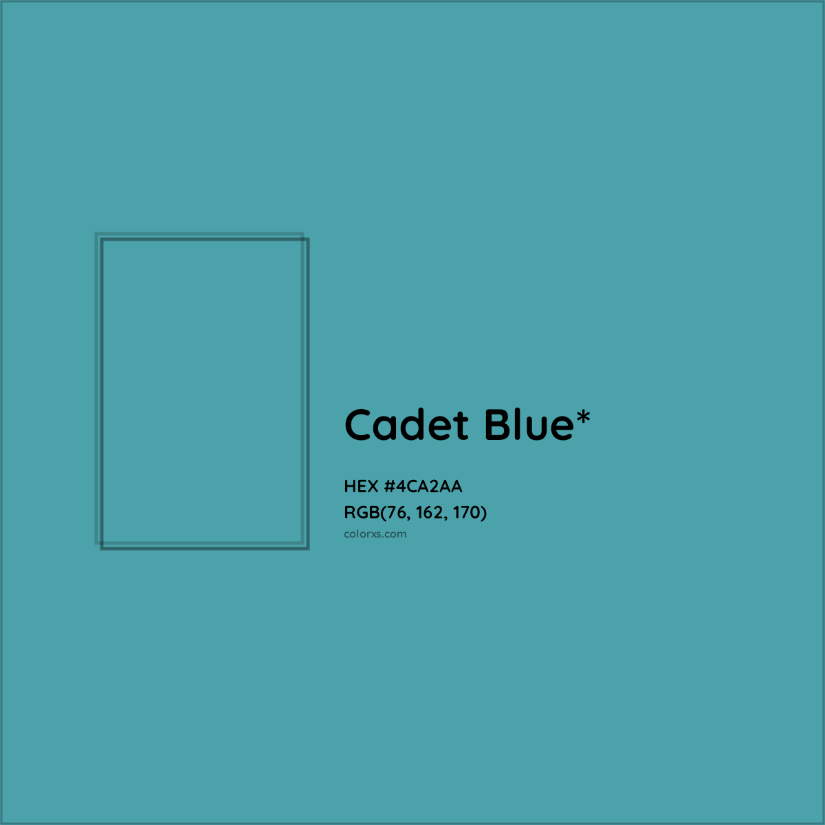 HEX #4CA2AA Color Name, Color Code, Palettes, Similar Paints, Images