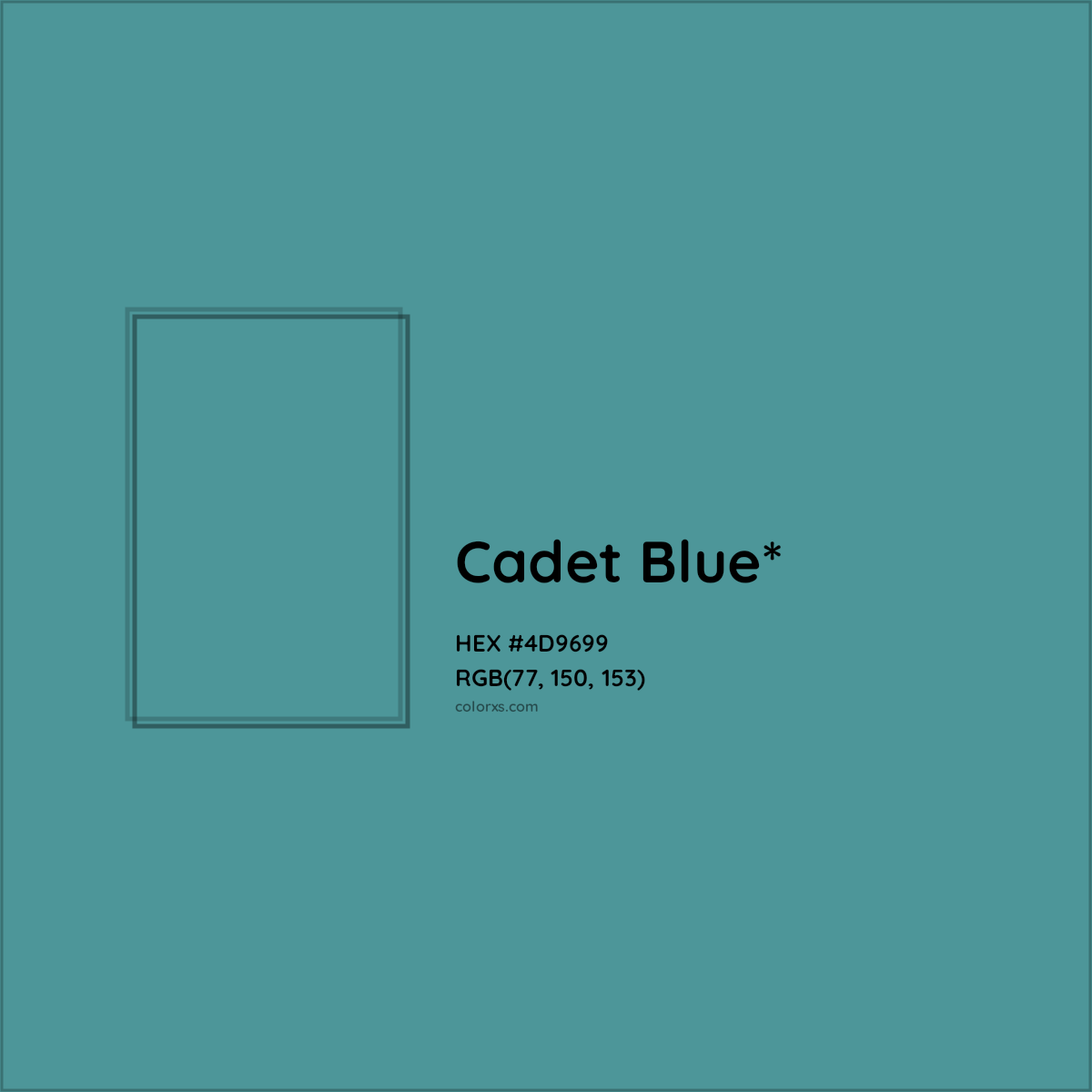 HEX #4D9699 Color Name, Color Code, Palettes, Similar Paints, Images