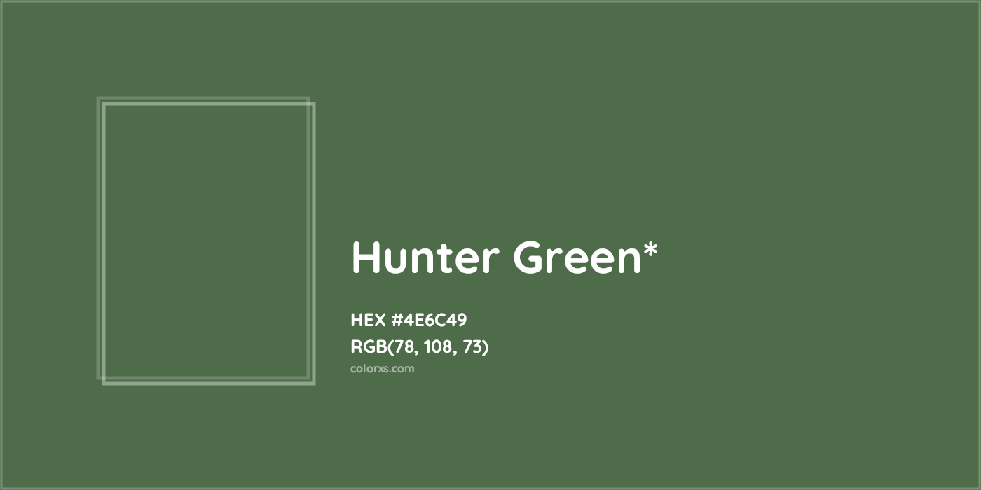 HEX #4E6C49 Color Name, Color Code, Palettes, Similar Paints, Images