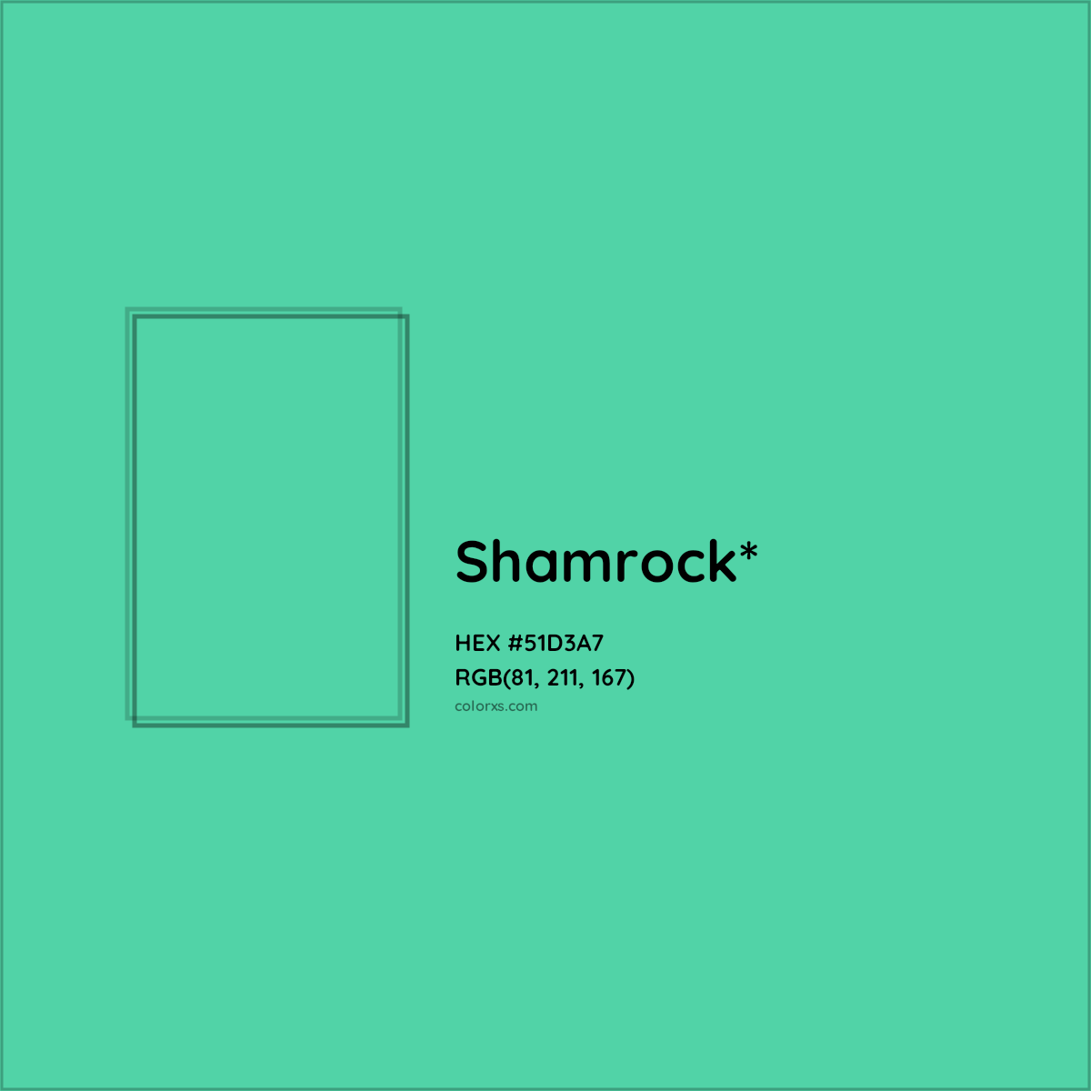 HEX #51D3A7 Color Name, Color Code, Palettes, Similar Paints, Images