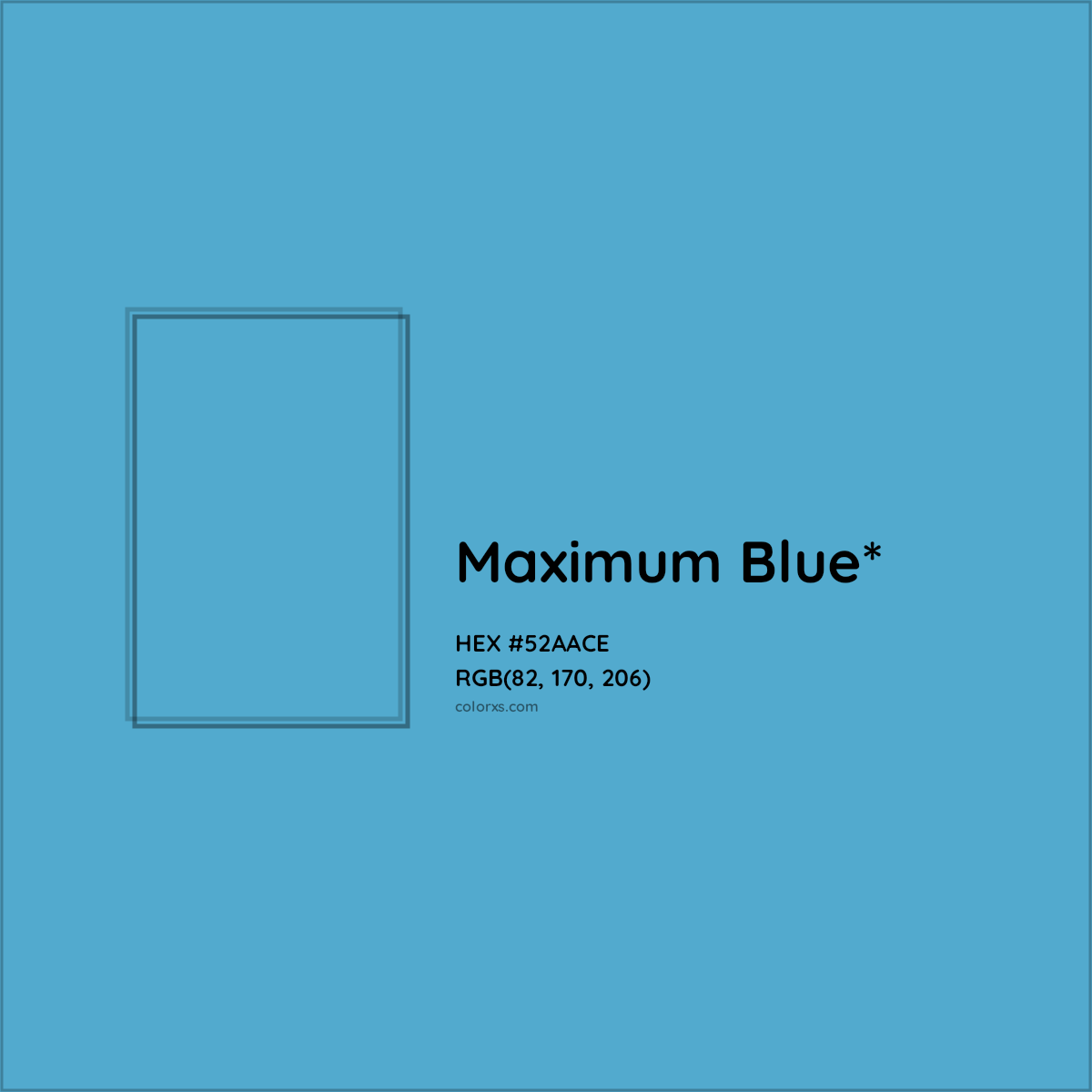 HEX #52AACE Color Name, Color Code, Palettes, Similar Paints, Images