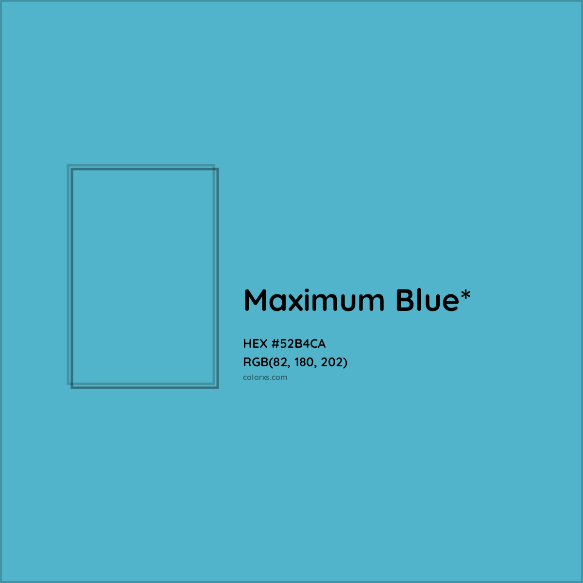 HEX #52B4CA Color Name, Color Code, Palettes, Similar Paints, Images