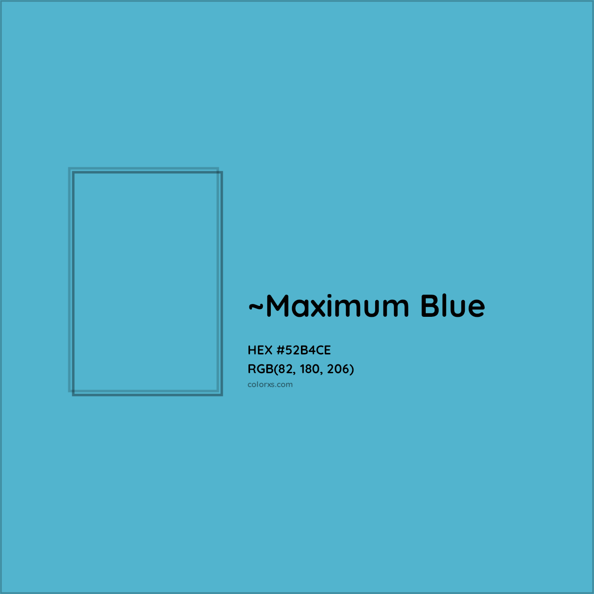 HEX #52B4CE Color Name, Color Code, Palettes, Similar Paints, Images