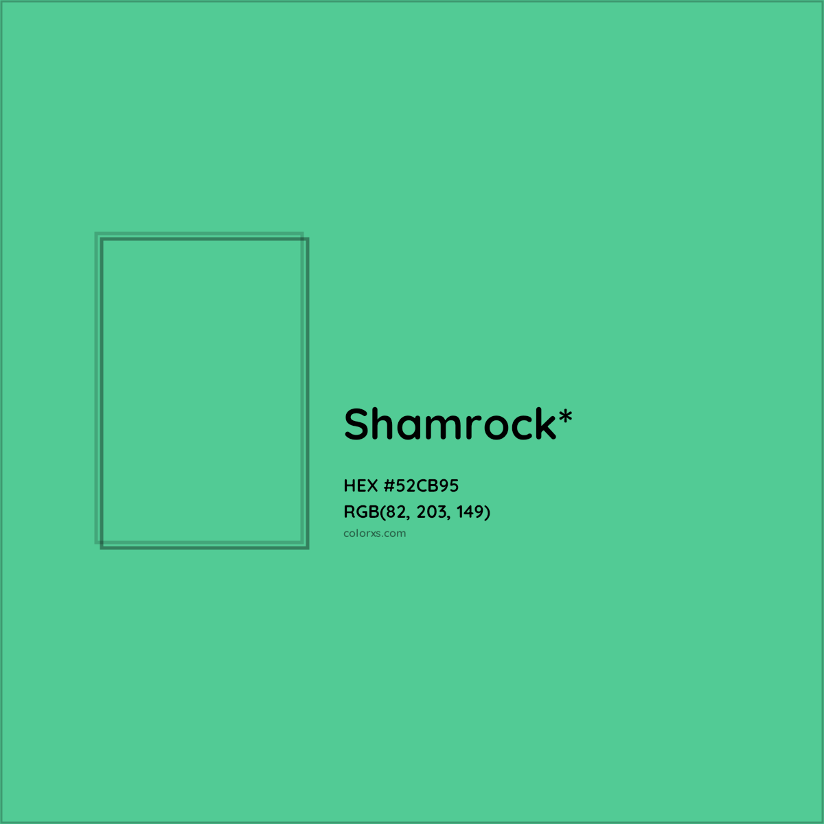 HEX #52CB95 Color Name, Color Code, Palettes, Similar Paints, Images