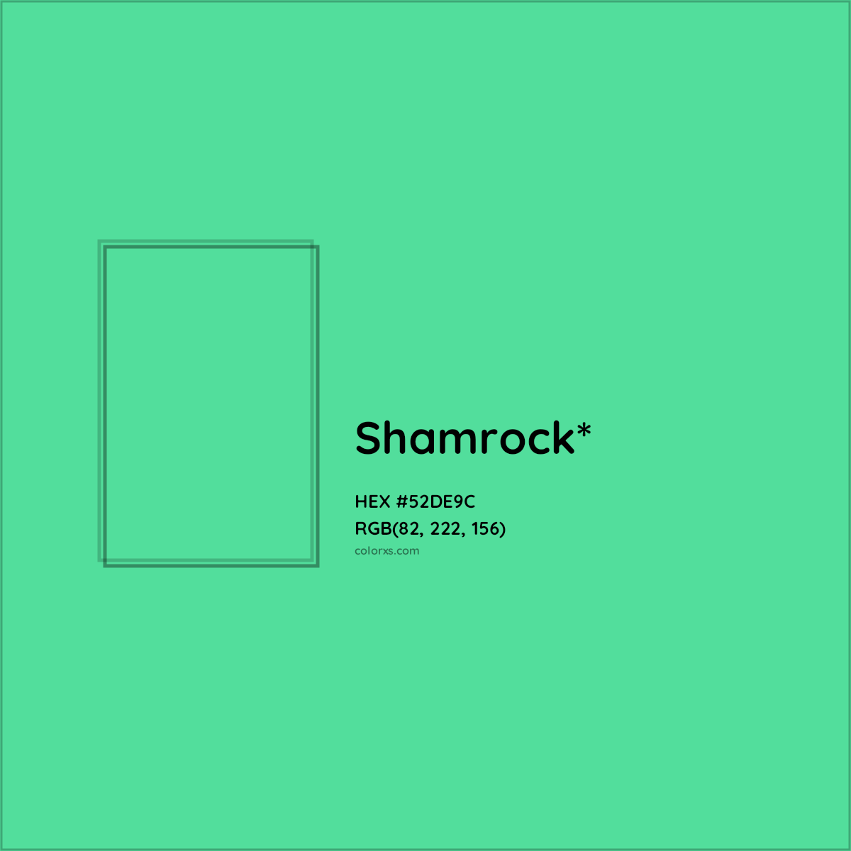 HEX #52DE9C Color Name, Color Code, Palettes, Similar Paints, Images