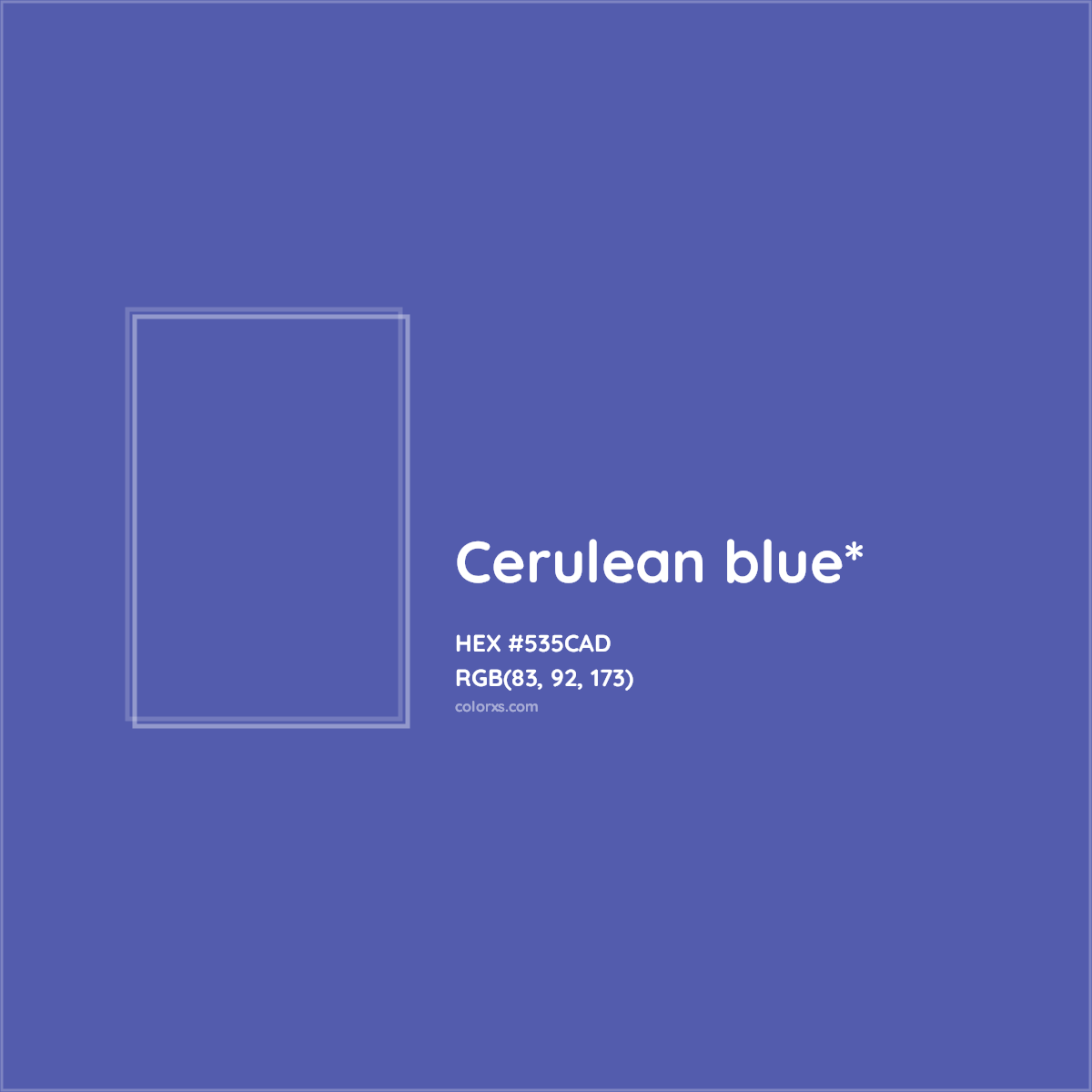 HEX #535CAD Color Name, Color Code, Palettes, Similar Paints, Images