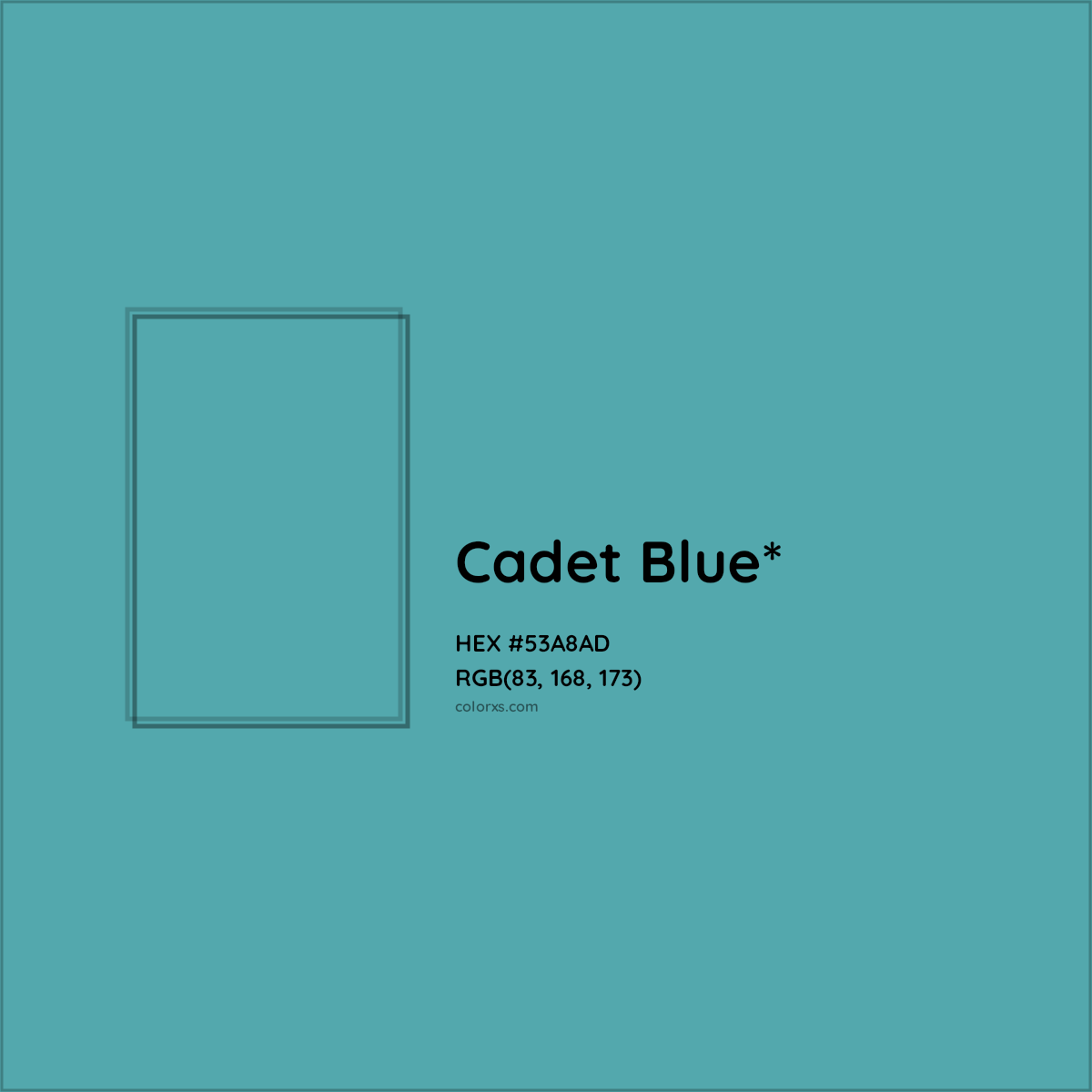 HEX #53A8AD Color Name, Color Code, Palettes, Similar Paints, Images