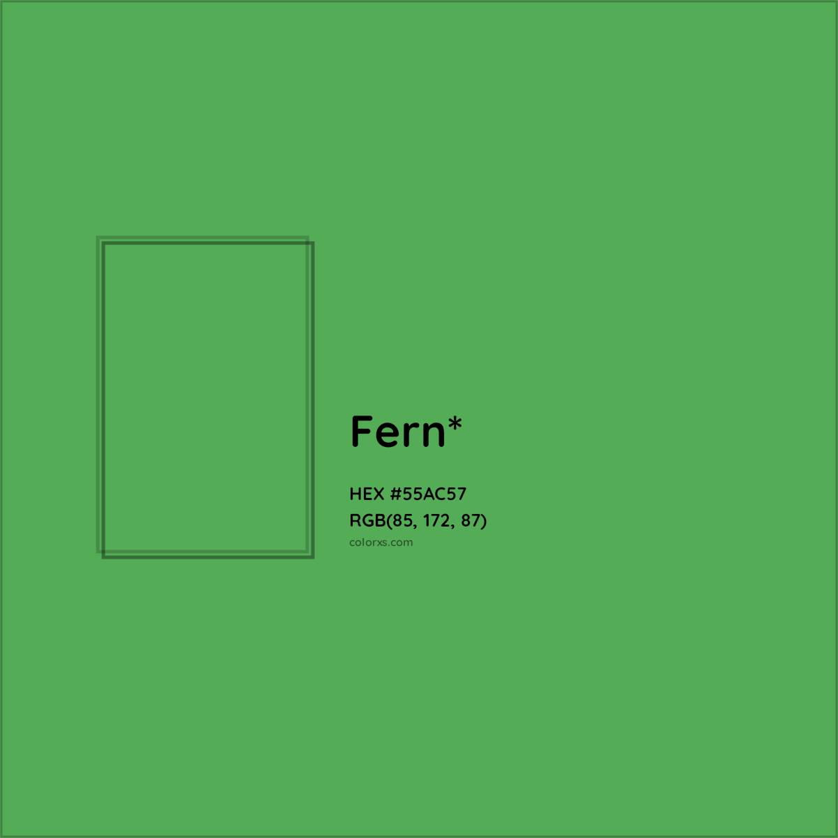 HEX #55AC57 Color Name, Color Code, Palettes, Similar Paints, Images