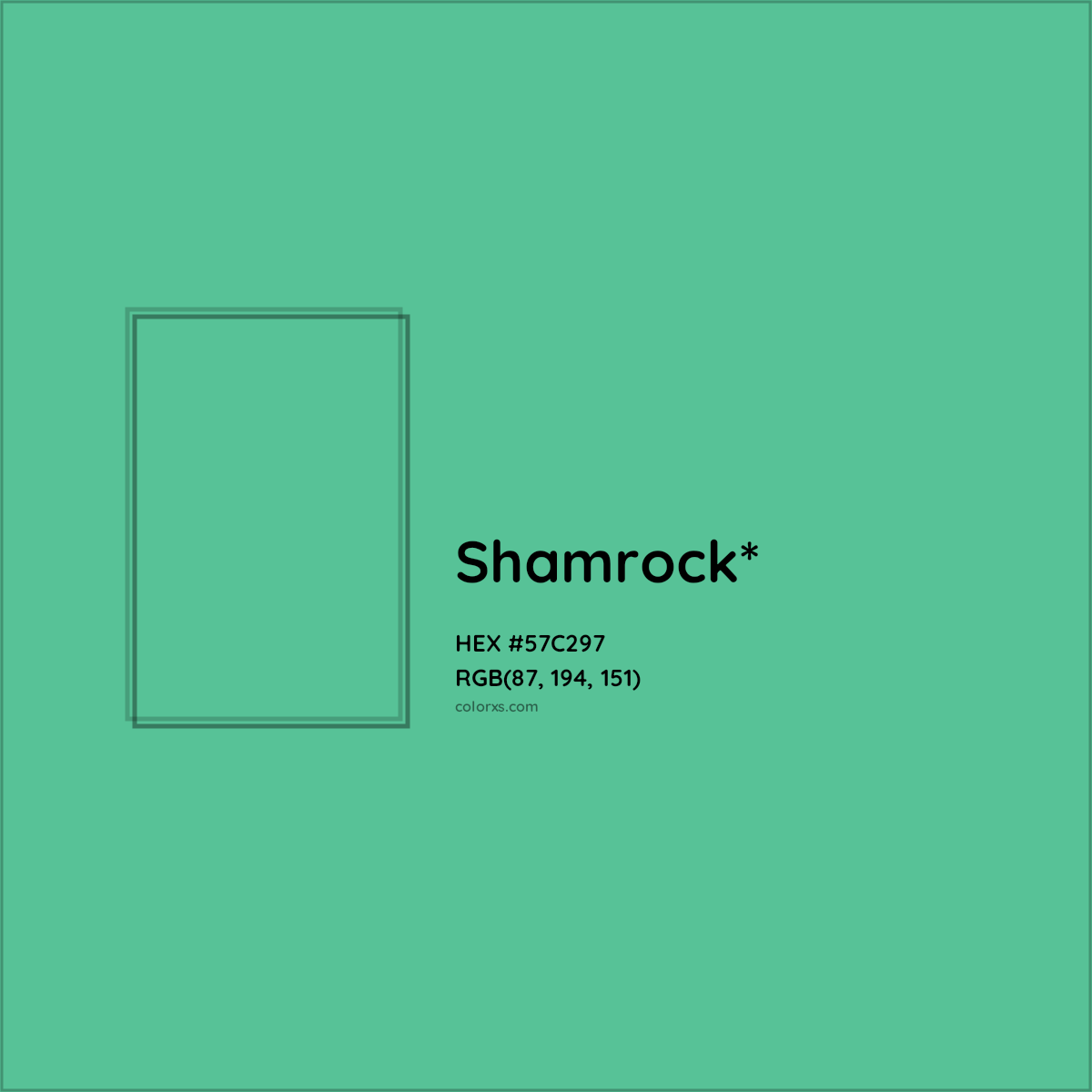 HEX #57C297 Color Name, Color Code, Palettes, Similar Paints, Images