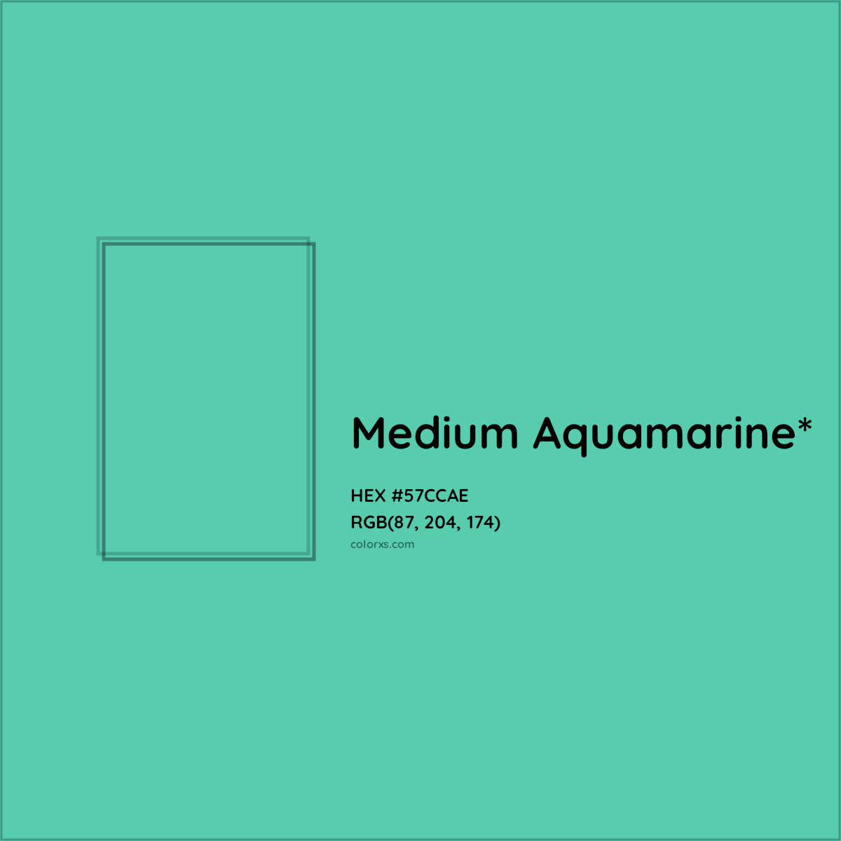 HEX #57CCAE Color Name, Color Code, Palettes, Similar Paints, Images