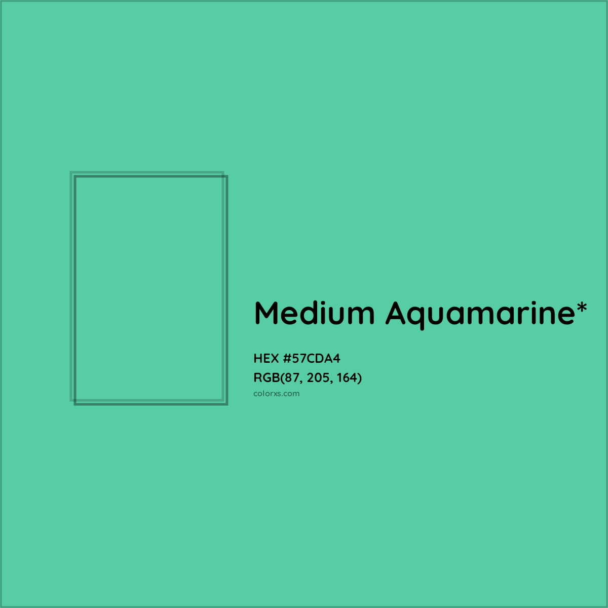 HEX #57CDA4 Color Name, Color Code, Palettes, Similar Paints, Images