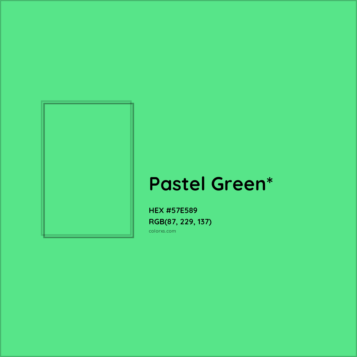 HEX #57E589 Color Name, Color Code, Palettes, Similar Paints, Images