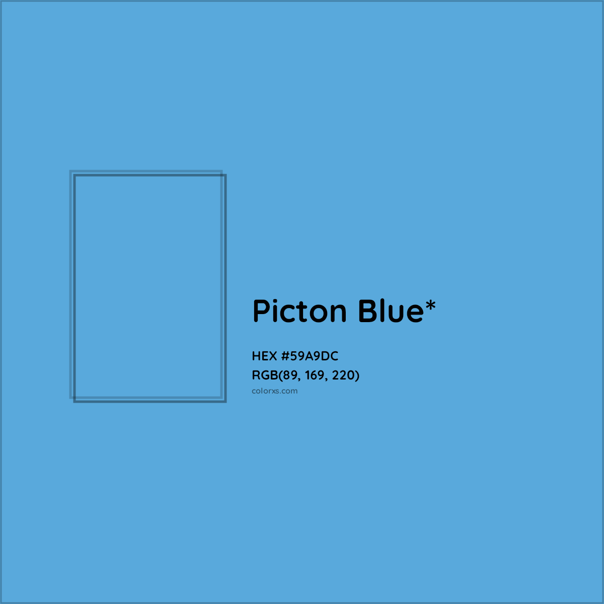 HEX #59A9DC Color Name, Color Code, Palettes, Similar Paints, Images