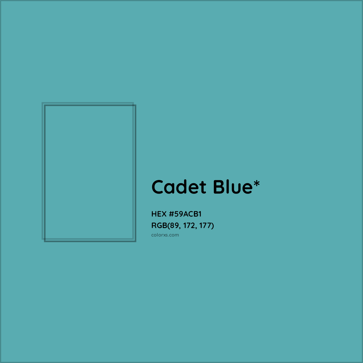 HEX #59ACB1 Color Name, Color Code, Palettes, Similar Paints, Images