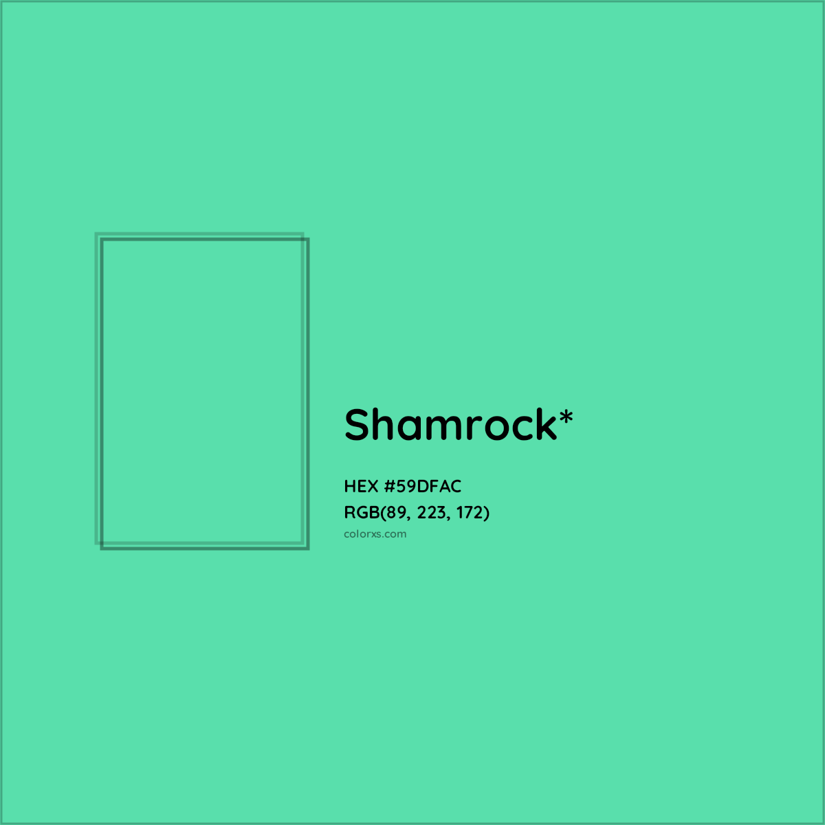 HEX #59DFAC Color Name, Color Code, Palettes, Similar Paints, Images