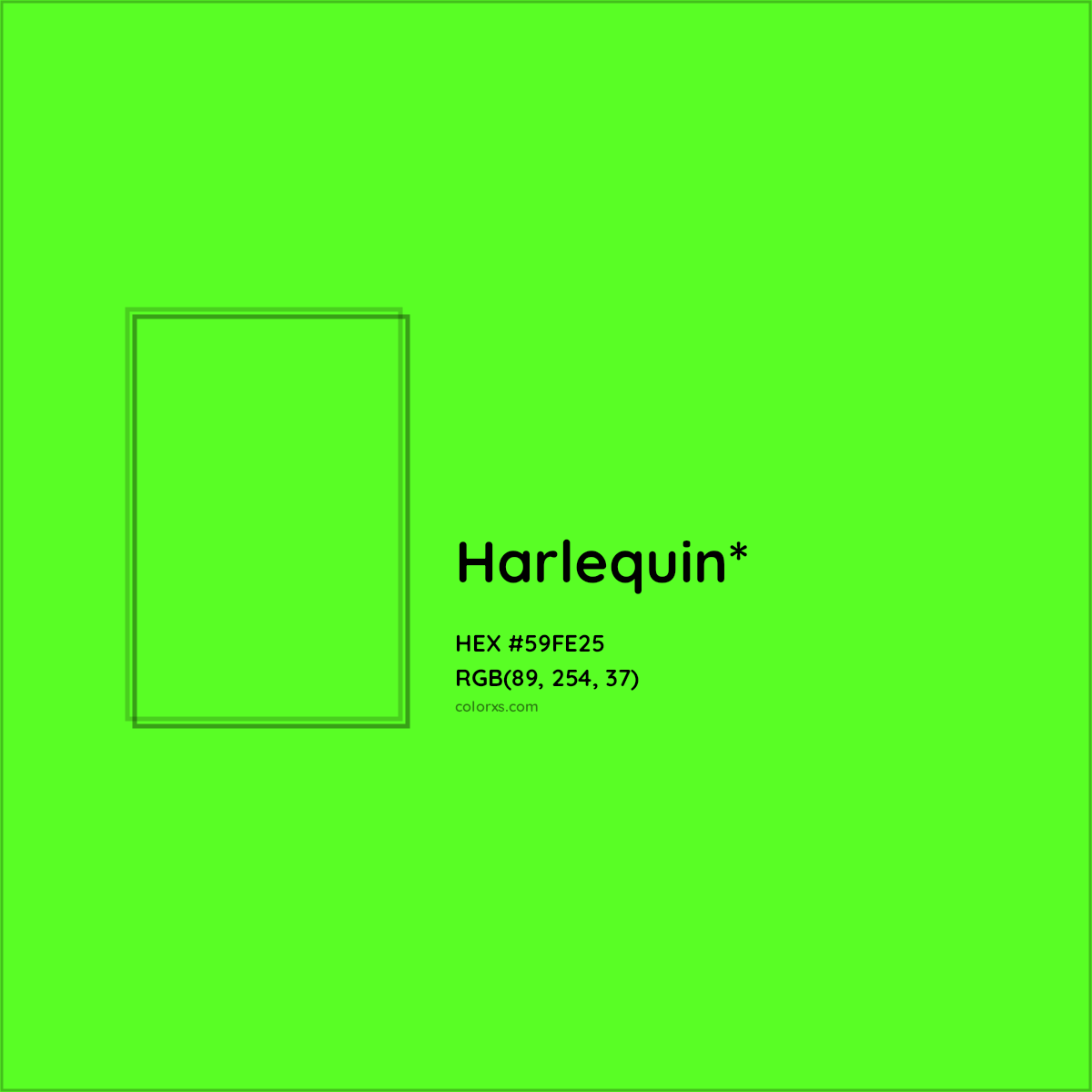 HEX #59FE25 Color Name, Color Code, Palettes, Similar Paints, Images