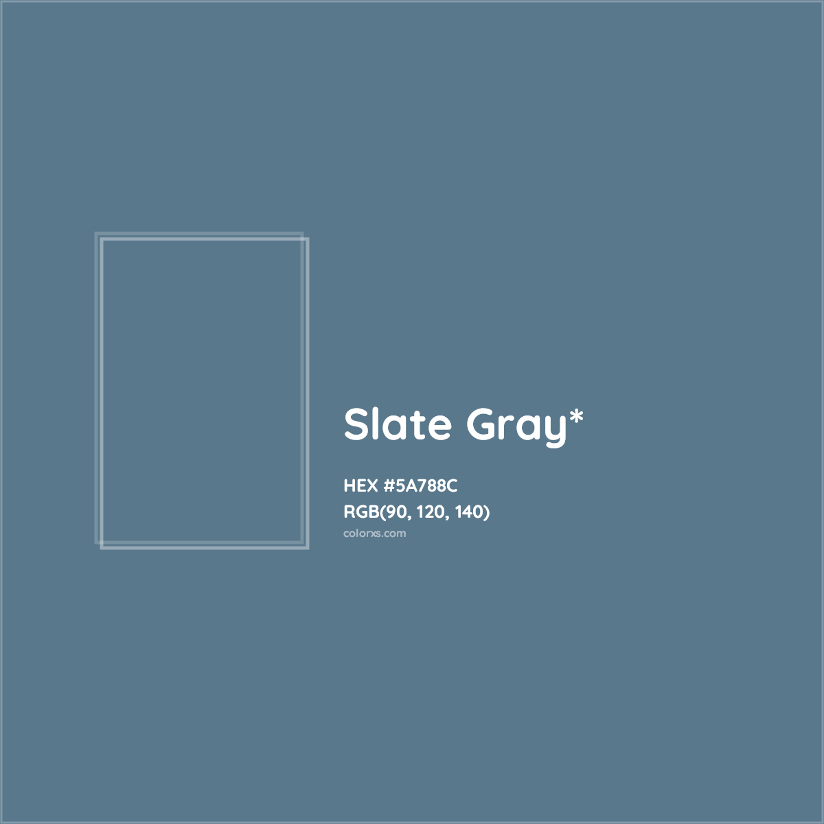 HEX #5A788C Color Name, Color Code, Palettes, Similar Paints, Images