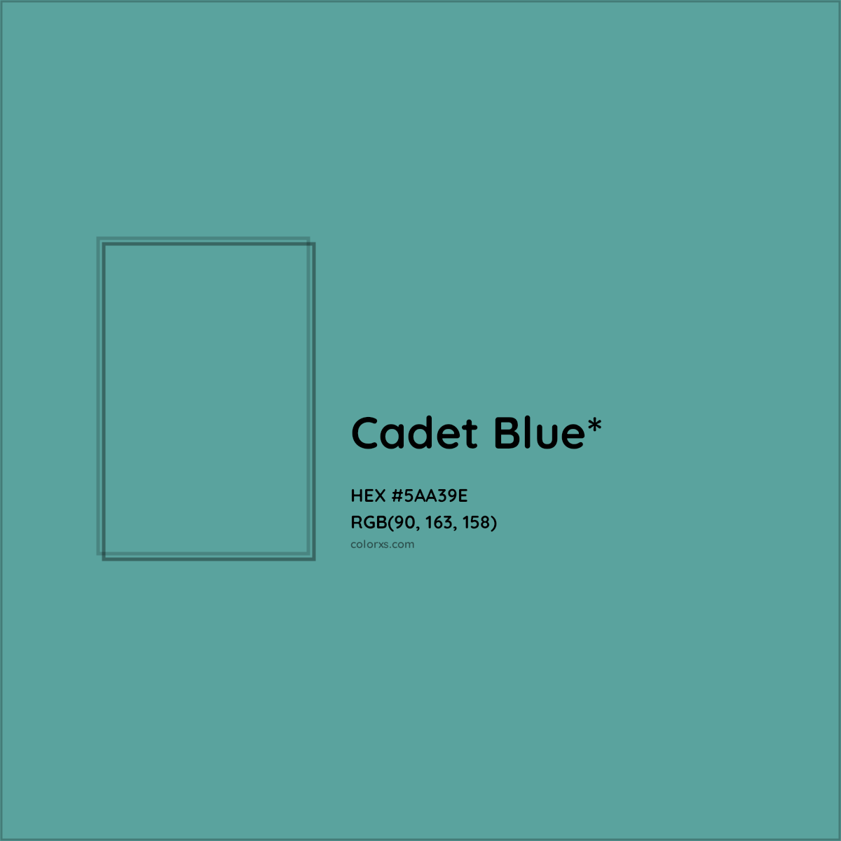 HEX #5AA39E Color Name, Color Code, Palettes, Similar Paints, Images