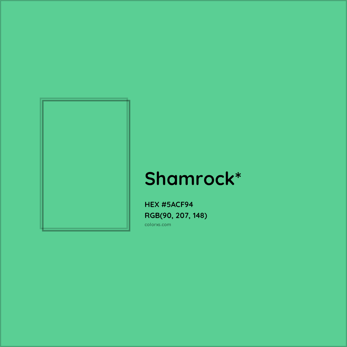 HEX #5ACF94 Color Name, Color Code, Palettes, Similar Paints, Images