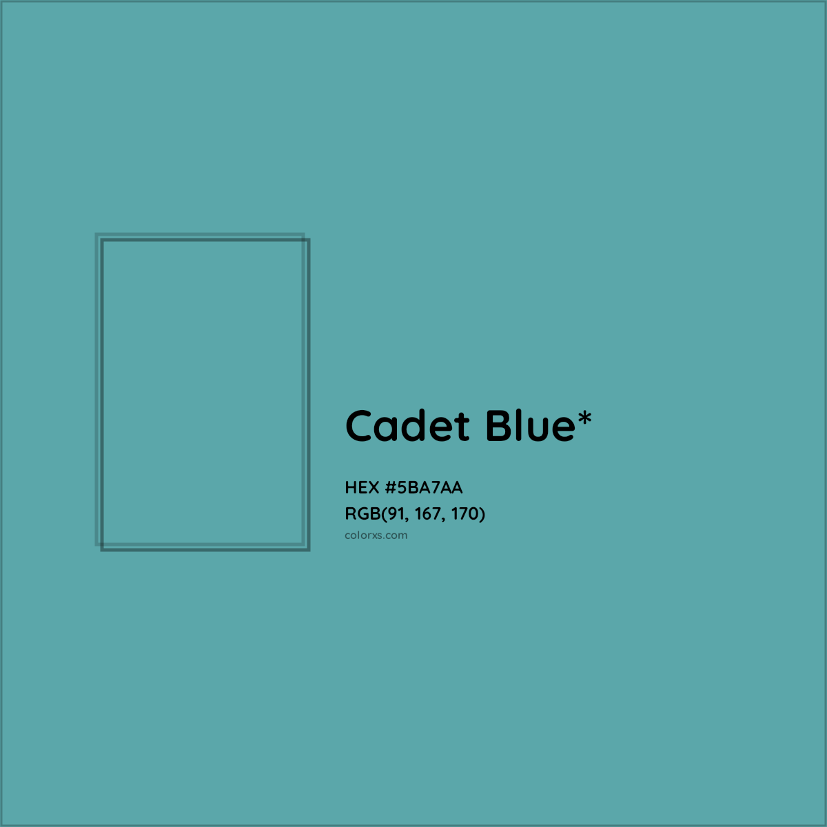 HEX #5BA7AA Color Name, Color Code, Palettes, Similar Paints, Images