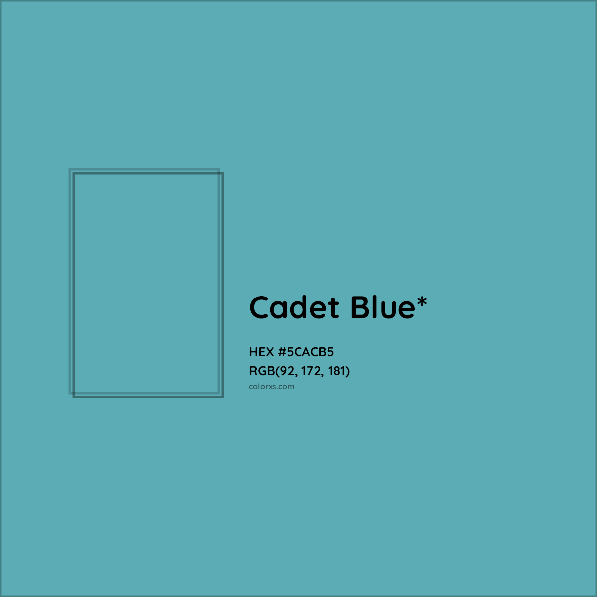 HEX #5CACB5 Color Name, Color Code, Palettes, Similar Paints, Images