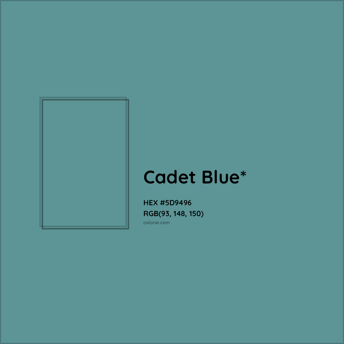 HEX #5D9496 Color Name, Color Code, Palettes, Similar Paints, Images