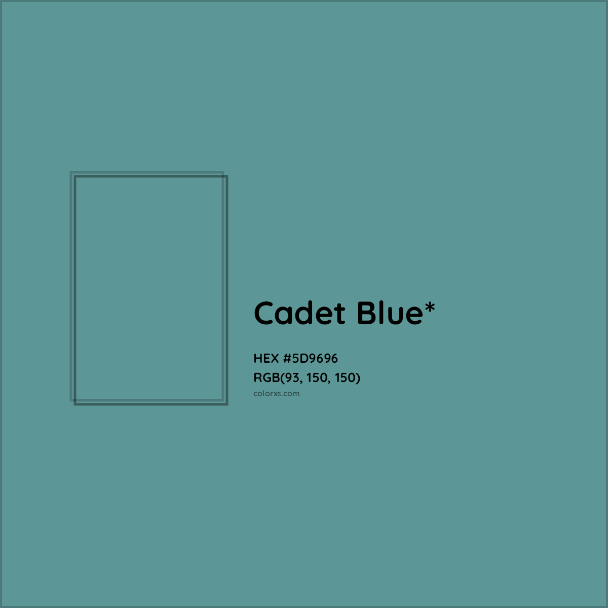 HEX #5D9696 Color Name, Color Code, Palettes, Similar Paints, Images