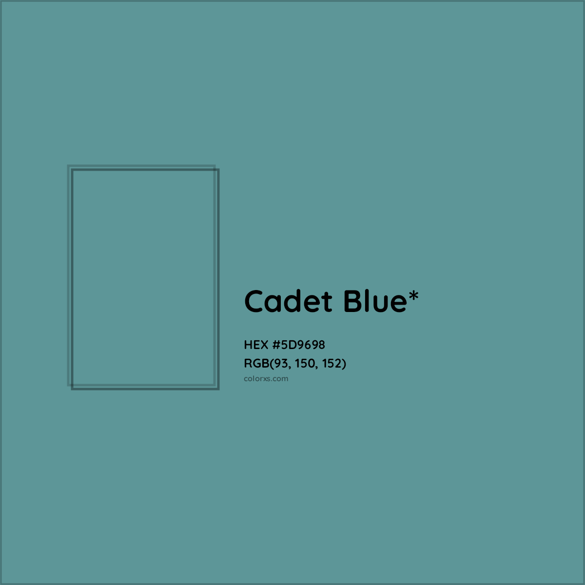 HEX #5D9698 Color Name, Color Code, Palettes, Similar Paints, Images