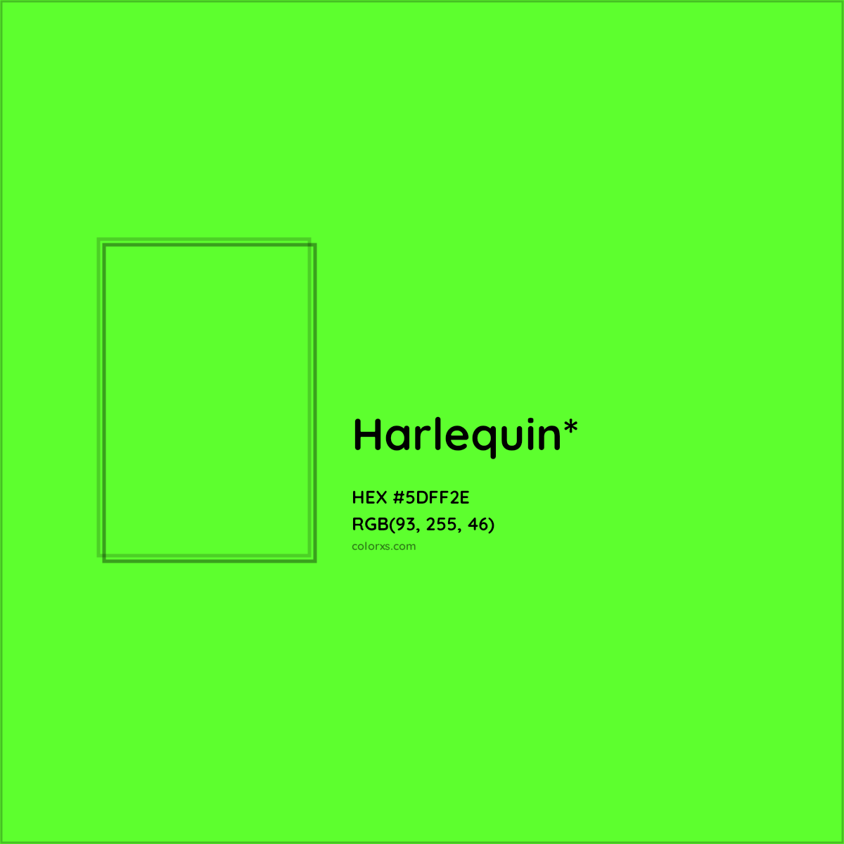 HEX #5DFF2E Color Name, Color Code, Palettes, Similar Paints, Images