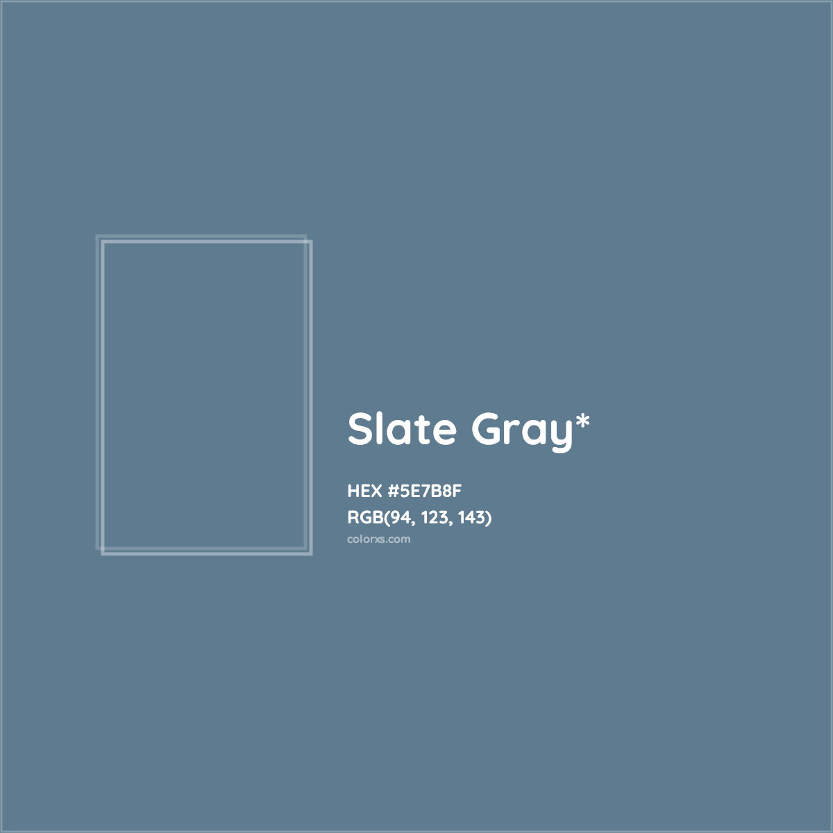 HEX #5E7B8F Color Name, Color Code, Palettes, Similar Paints, Images