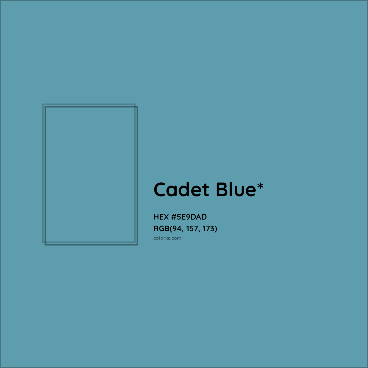 HEX #5E9DAD Color Name, Color Code, Palettes, Similar Paints, Images