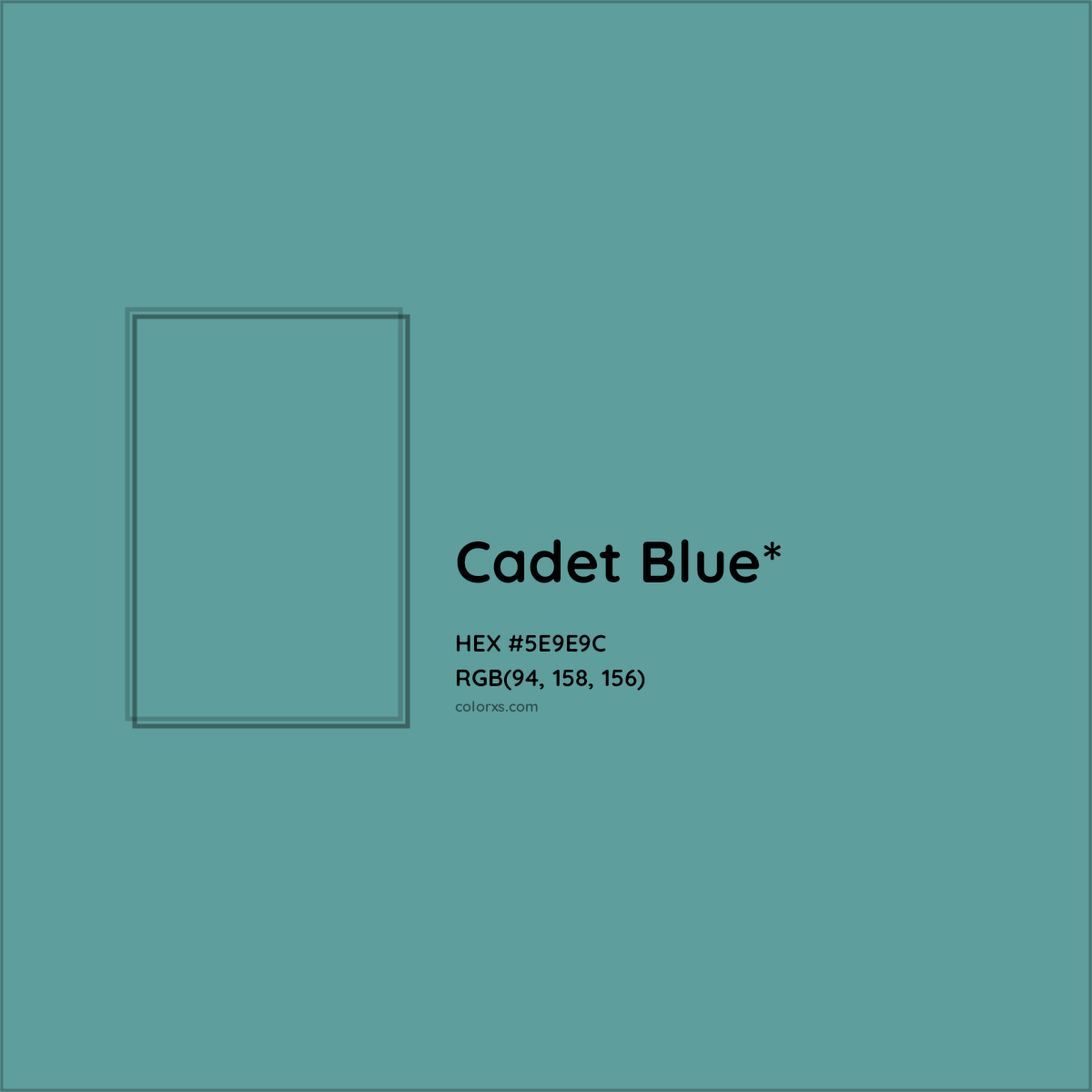 HEX #5E9E9C Color Name, Color Code, Palettes, Similar Paints, Images