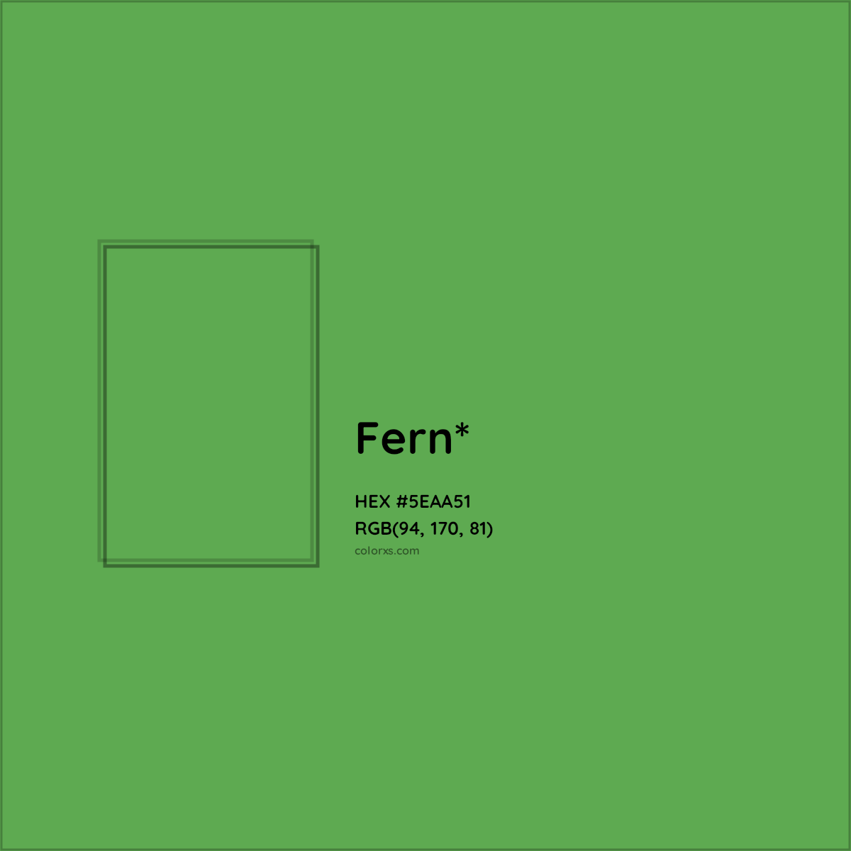 HEX #5EAA51 Color Name, Color Code, Palettes, Similar Paints, Images