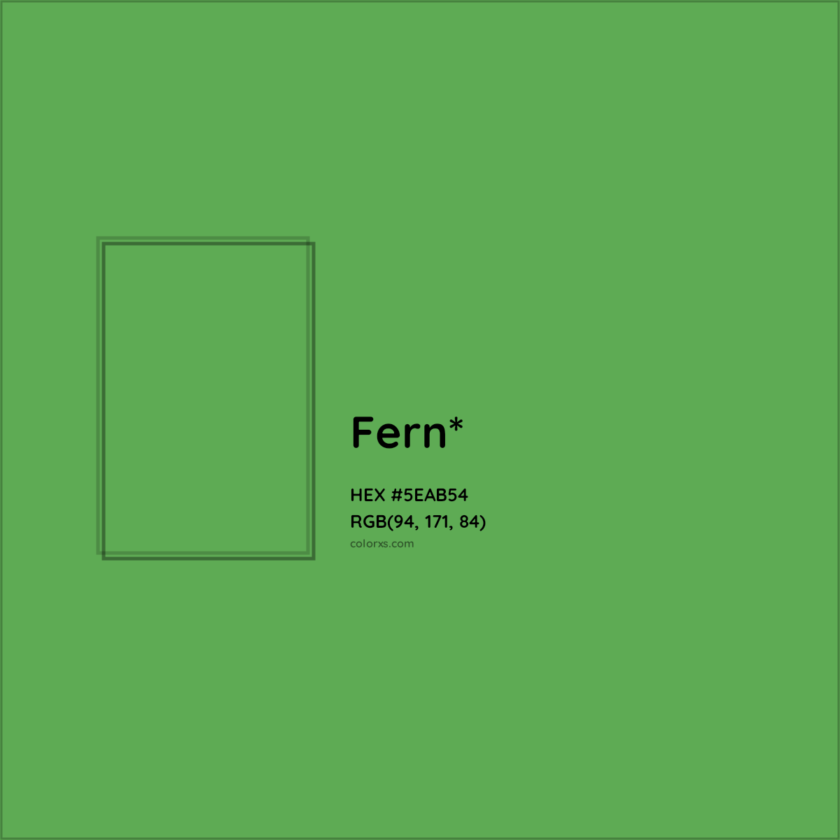 HEX #5EAB54 Color Name, Color Code, Palettes, Similar Paints, Images