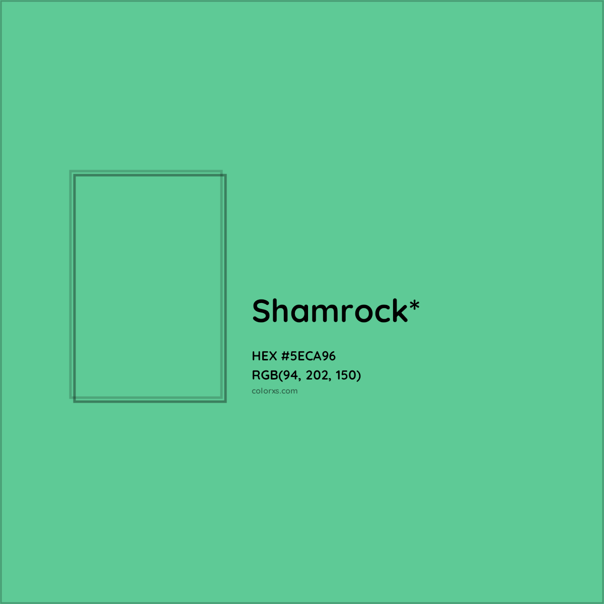 HEX #5ECA96 Color Name, Color Code, Palettes, Similar Paints, Images