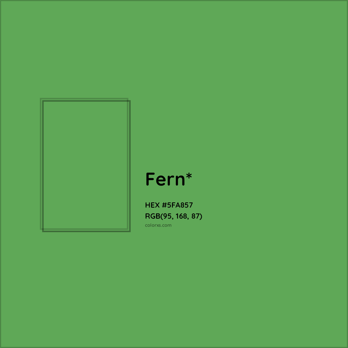 HEX #5FA857 Color Name, Color Code, Palettes, Similar Paints, Images