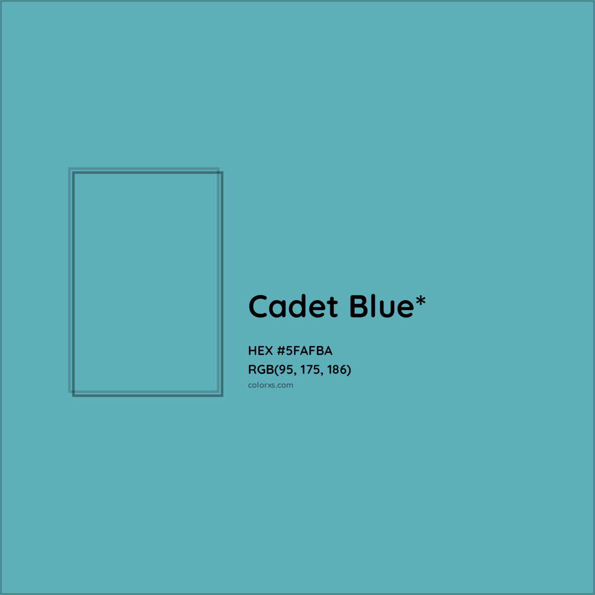 HEX #5FAFBA Color Name, Color Code, Palettes, Similar Paints, Images