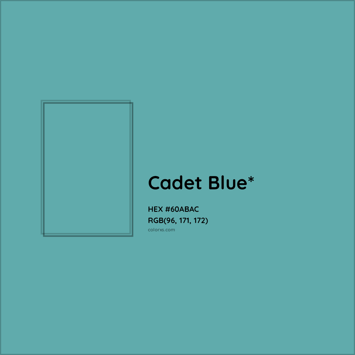 HEX #60ABAC Color Name, Color Code, Palettes, Similar Paints, Images