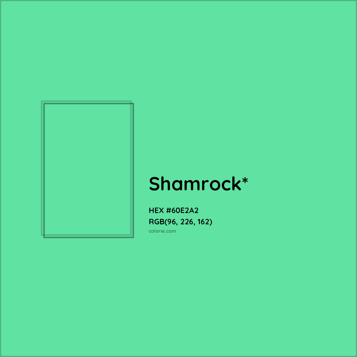 HEX #60E2A2 Color Name, Color Code, Palettes, Similar Paints, Images