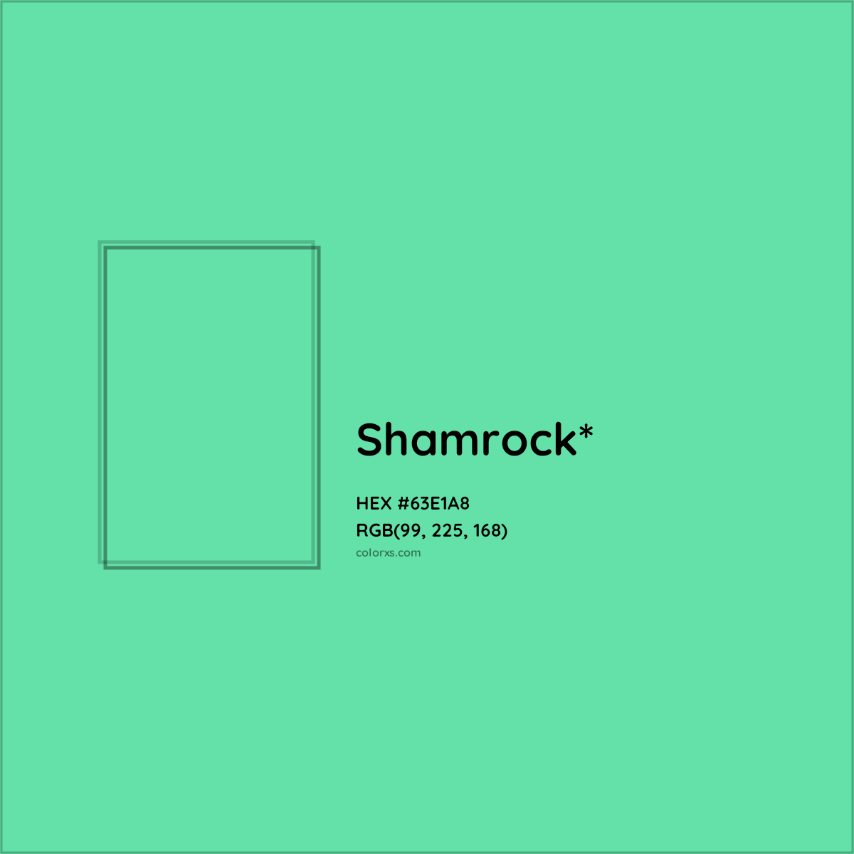 HEX #63E1A8 Color Name, Color Code, Palettes, Similar Paints, Images