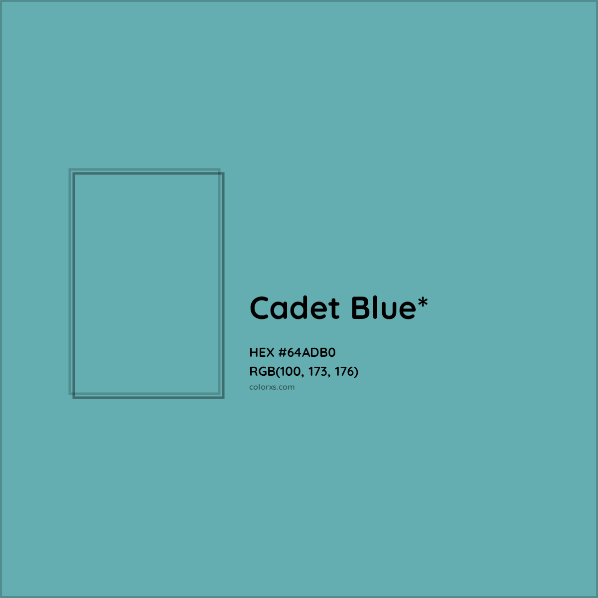 HEX #64ADB0 Color Name, Color Code, Palettes, Similar Paints, Images