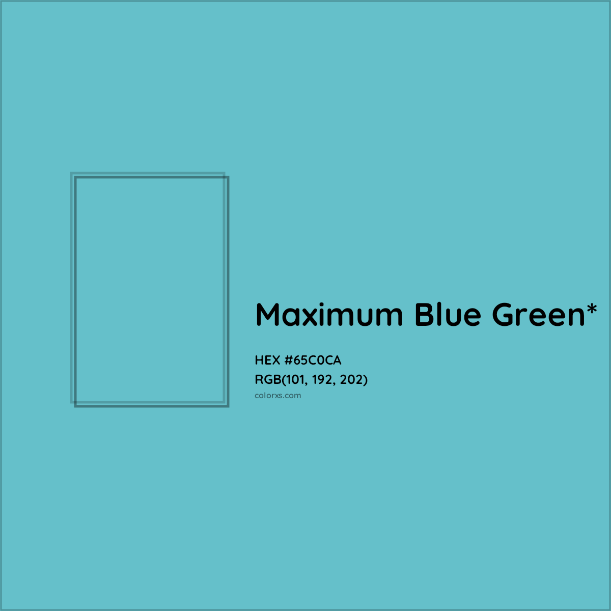 HEX #65C0CA Color Name, Color Code, Palettes, Similar Paints, Images