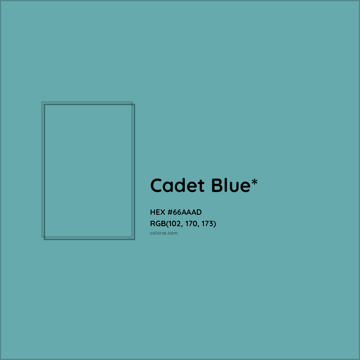 HEX #66AAAD Color Name, Color Code, Palettes, Similar Paints, Images