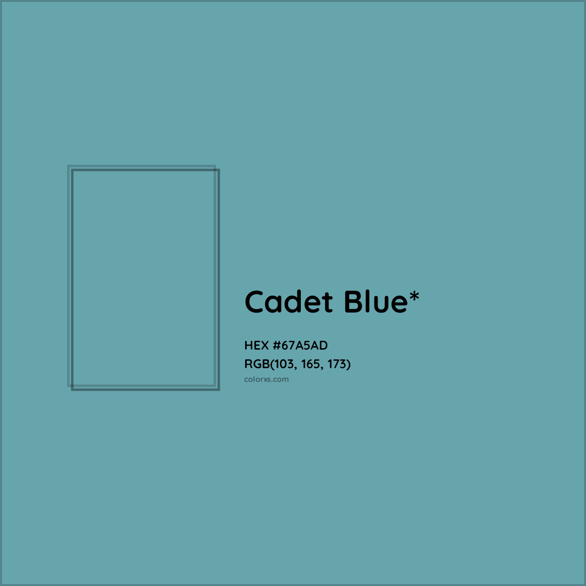 HEX #67A5AD Color Name, Color Code, Palettes, Similar Paints, Images