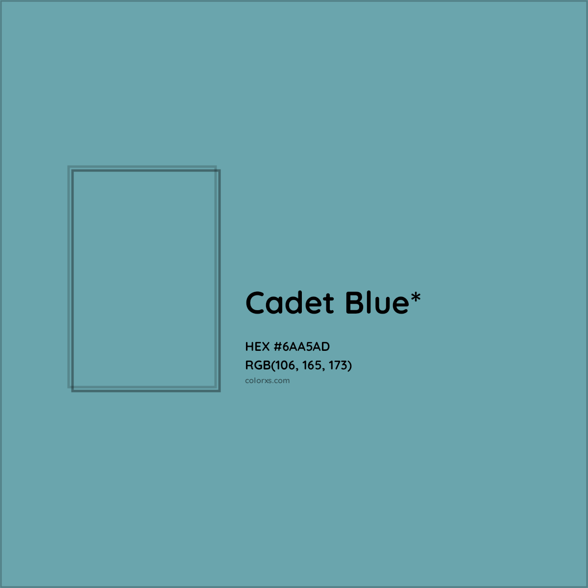 HEX #6AA5AD Color Name, Color Code, Palettes, Similar Paints, Images