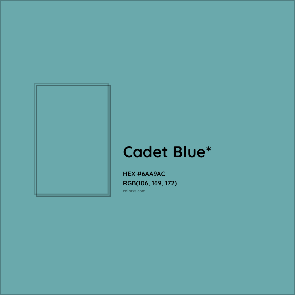 HEX #6AA9AC Color Name, Color Code, Palettes, Similar Paints, Images