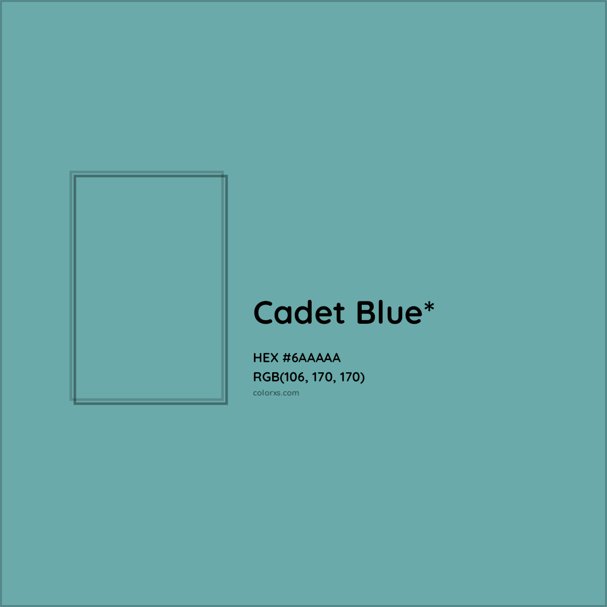 HEX #6AAAAA Color Name, Color Code, Palettes, Similar Paints, Images